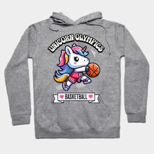 Basketball Unicorn Olympics 🏀🦄 - Slam Dunk Cuteness! Hoodie